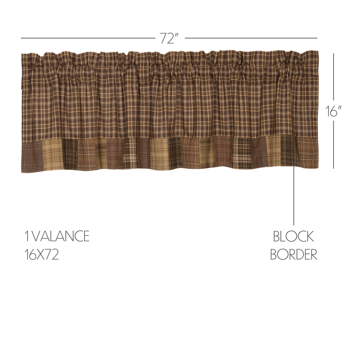 Prescott Valance Block Border 16x72