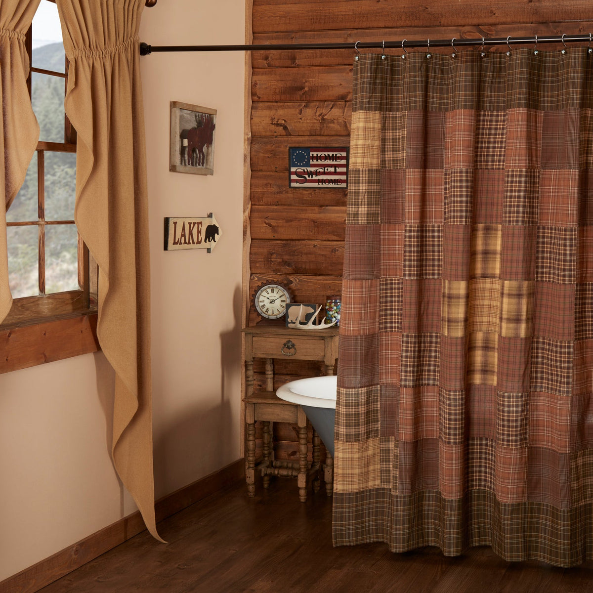 Prescott Shower Curtain Unlined
