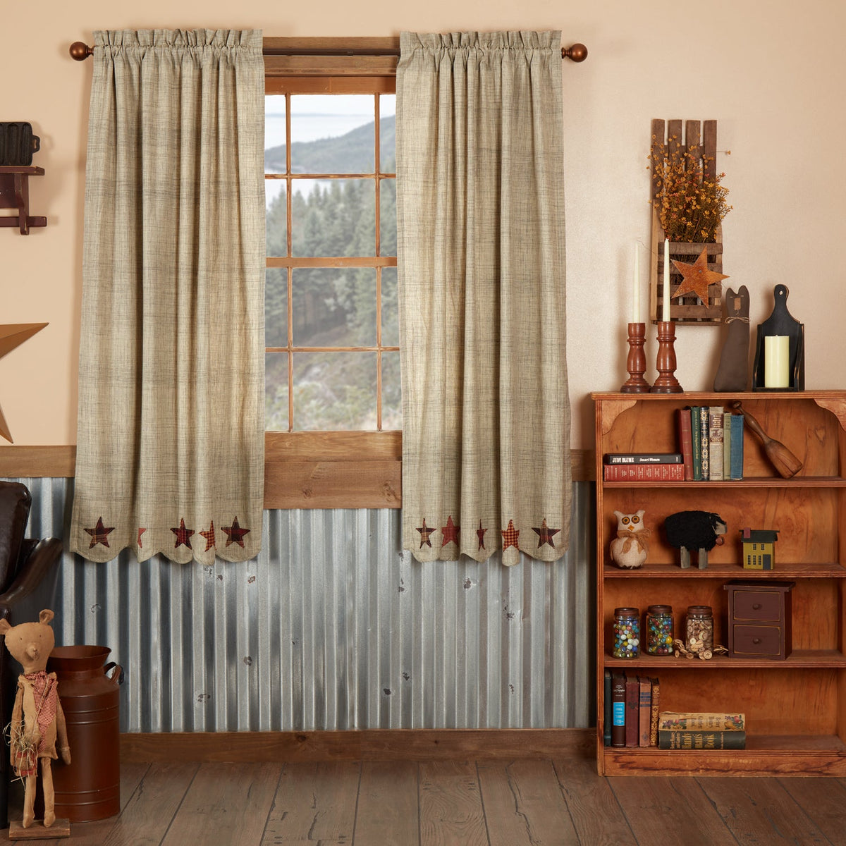 Abilene Star Short Panel Set of 2
