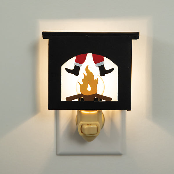 Santa In The Chimney Night Light - Min of 4