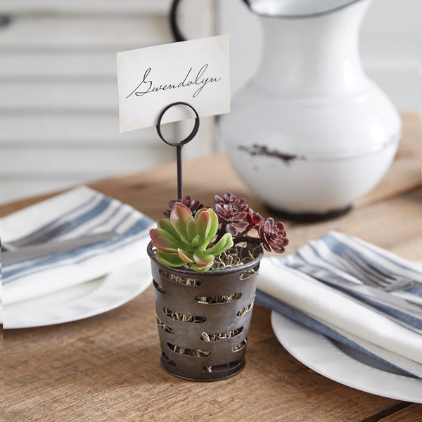 Olive Bin Place Card Holder - Min of 4