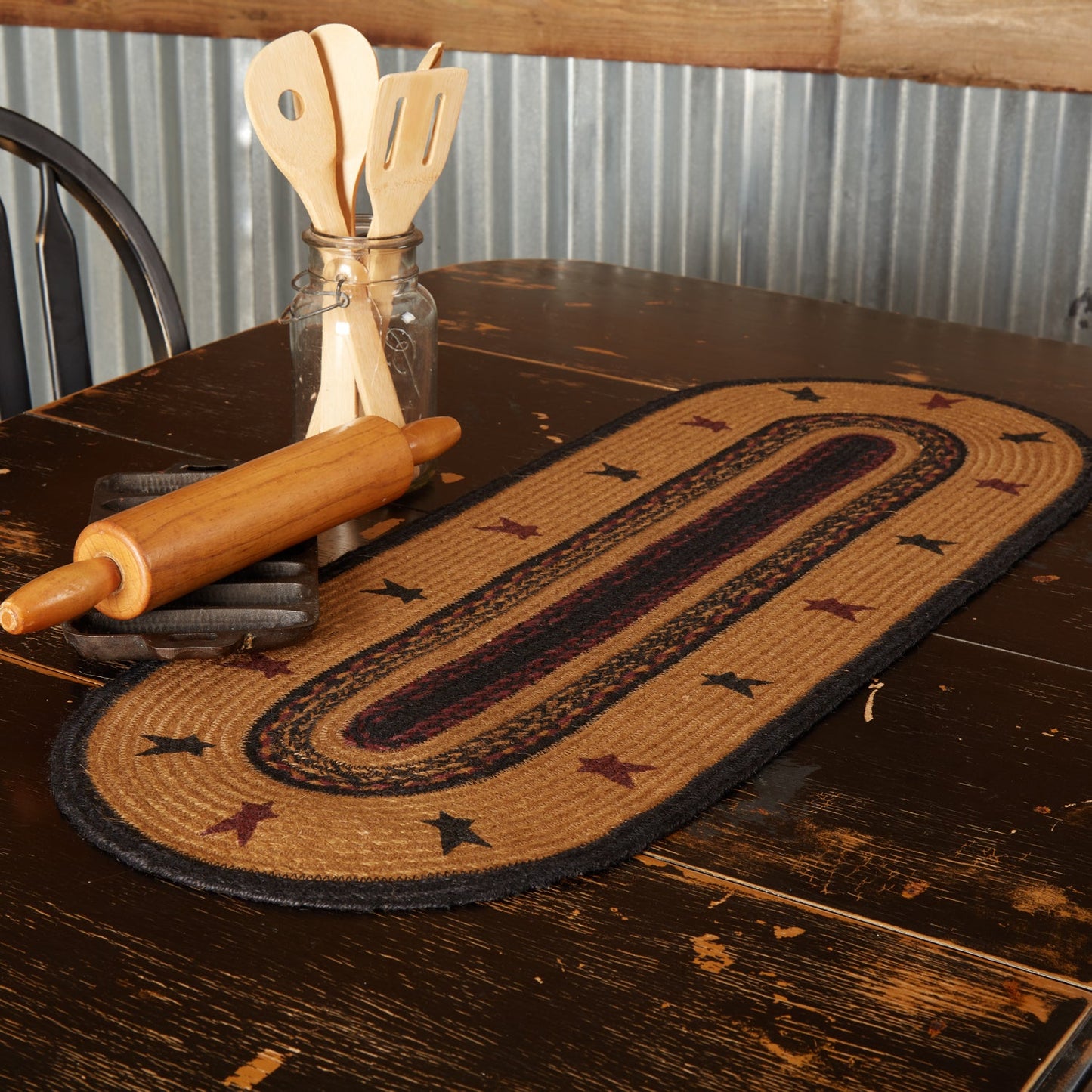Heritage Farms Star Jute Runner