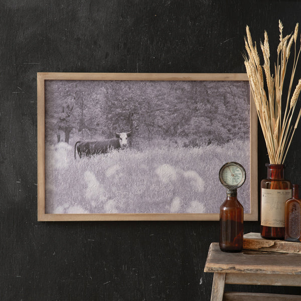 Bull in Pasture Wall Art