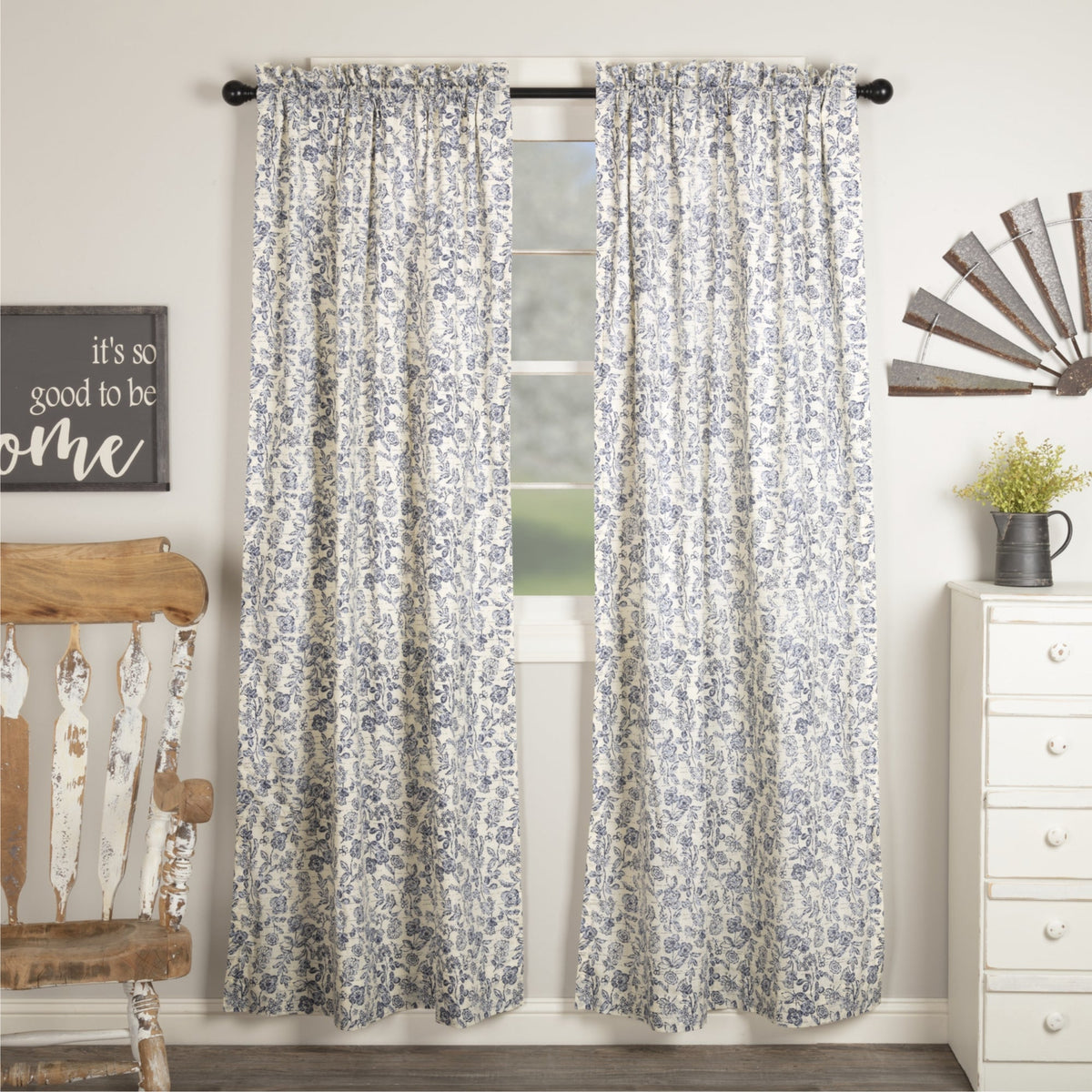 Doylestown Floral Panel Set of 2