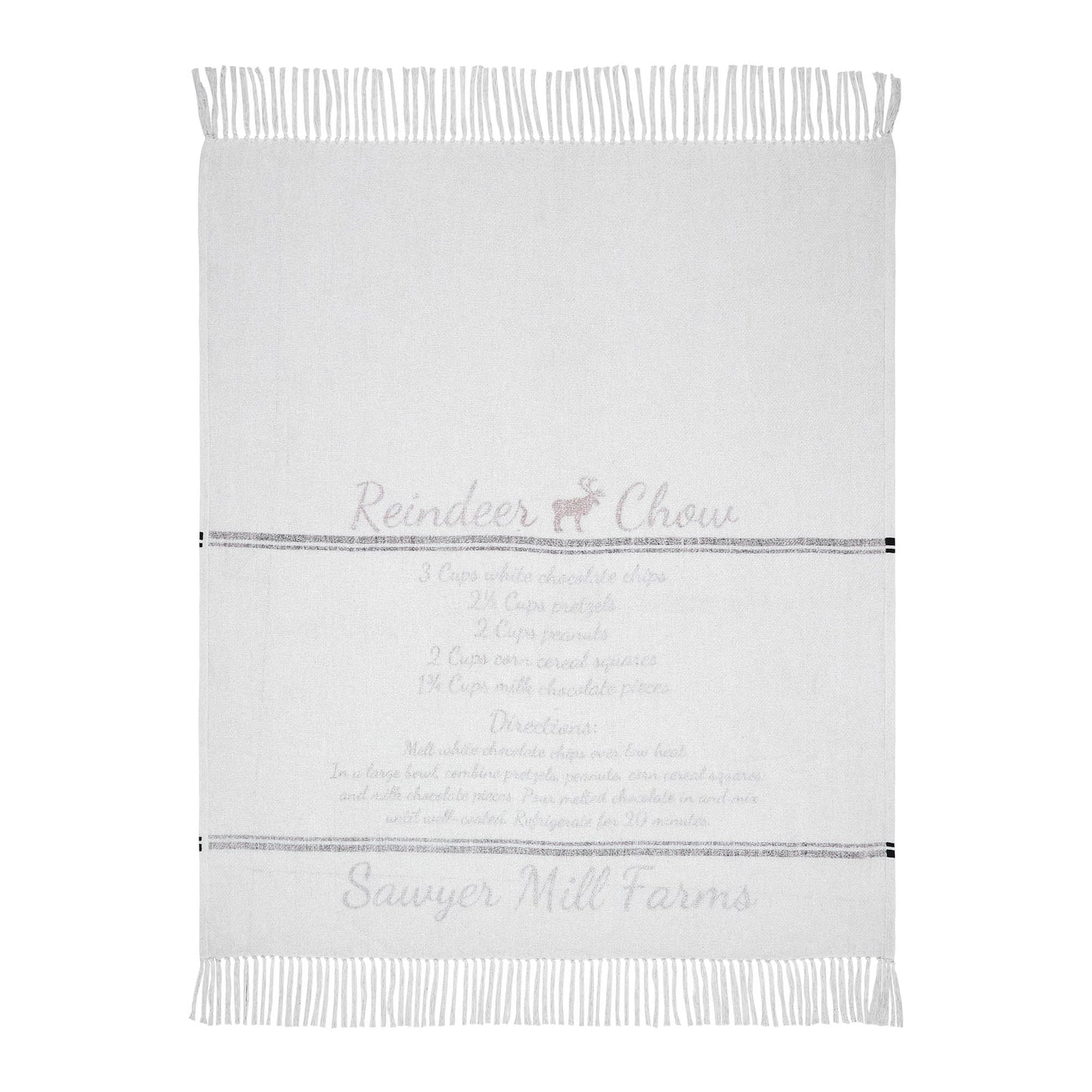 Sawyer Mill Reindeer Chow Woven Throw 50x60