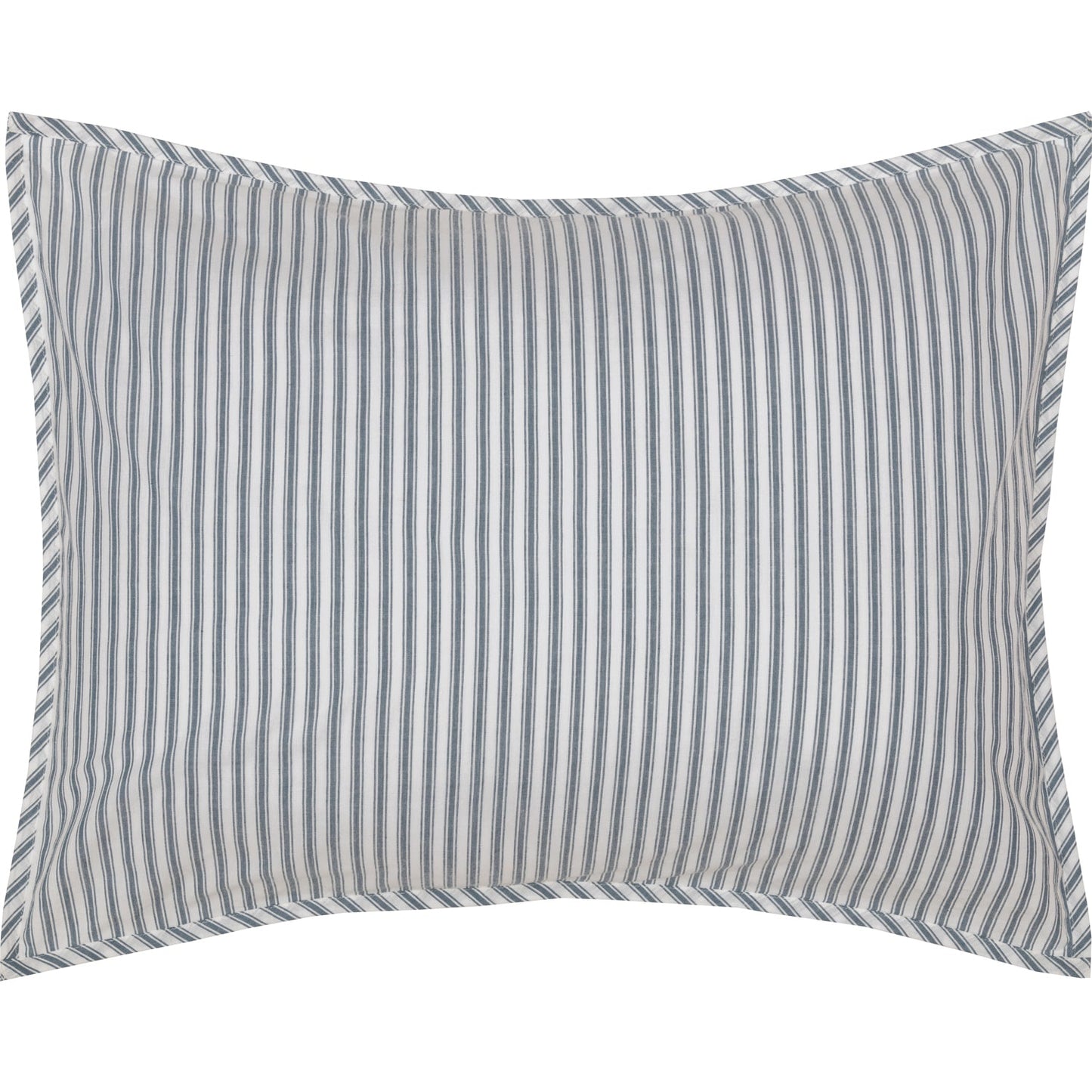 Sawyer Mill Blue Ticking Stripe 5pc Daybed Quilt Set (1 Quilt, 1 Bed Skirt, 3 Standard Shams)