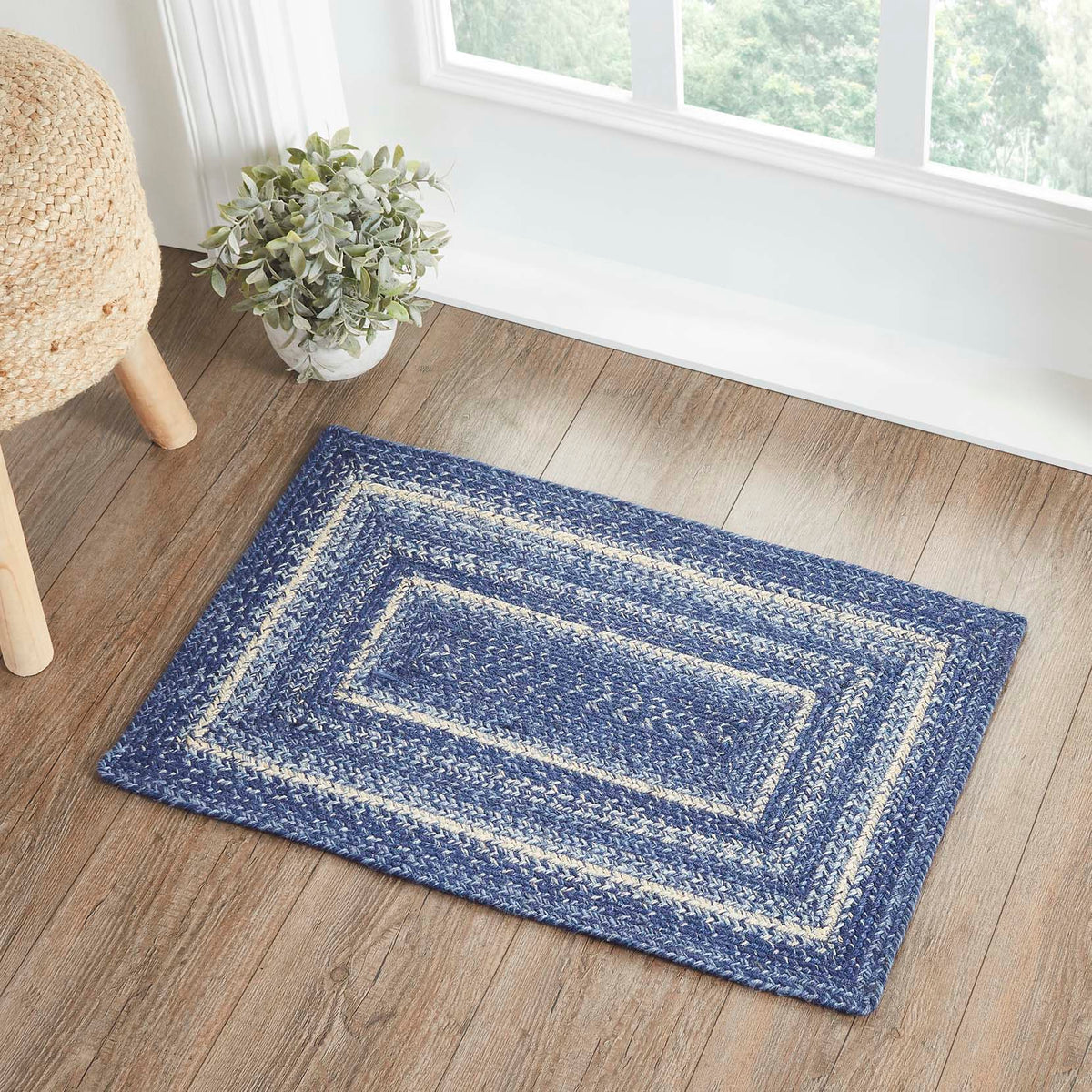 Great Falls Blue Jute Rug Rect 20x30