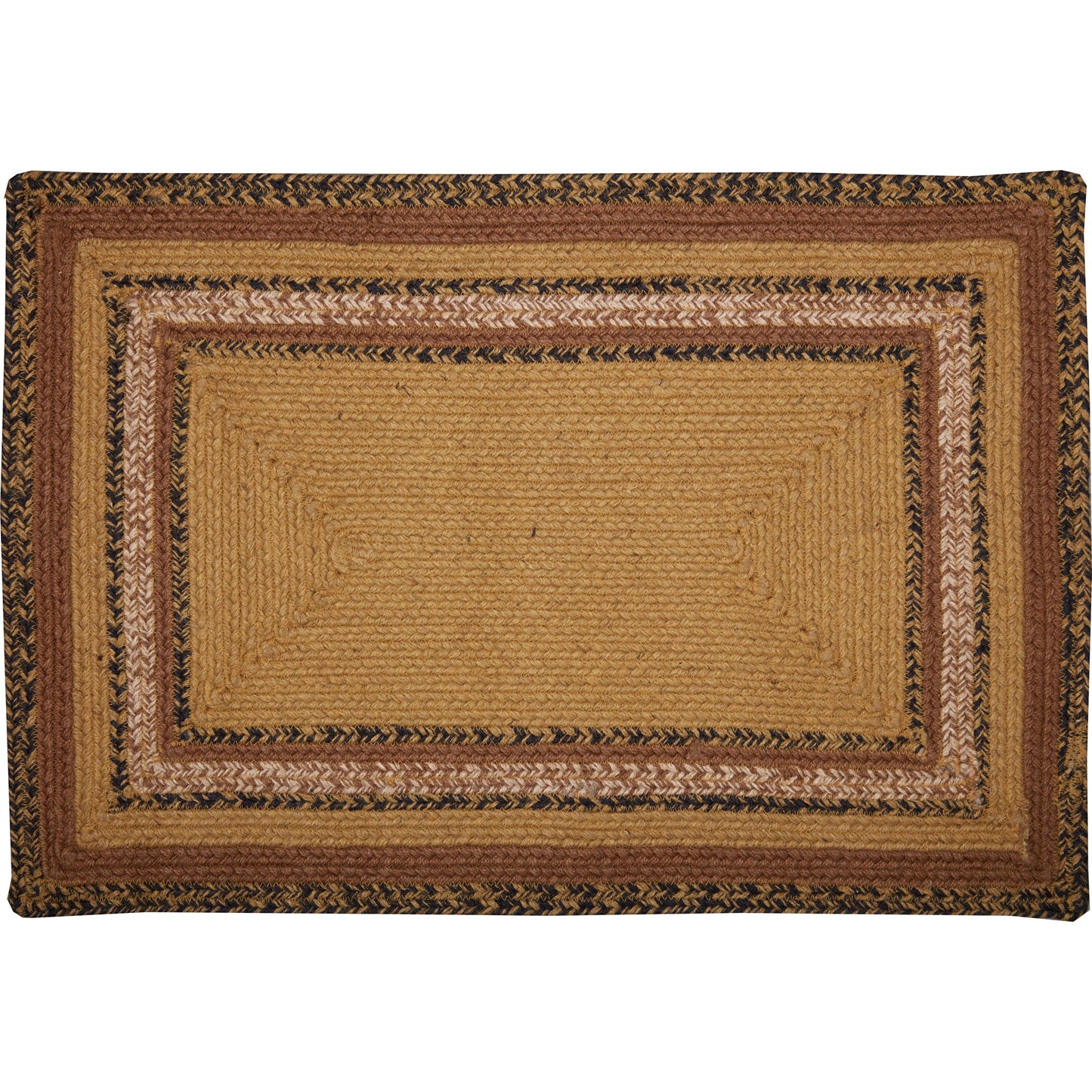 Kettle Grove Jute Rug Rect Stencil Welcome 20x30