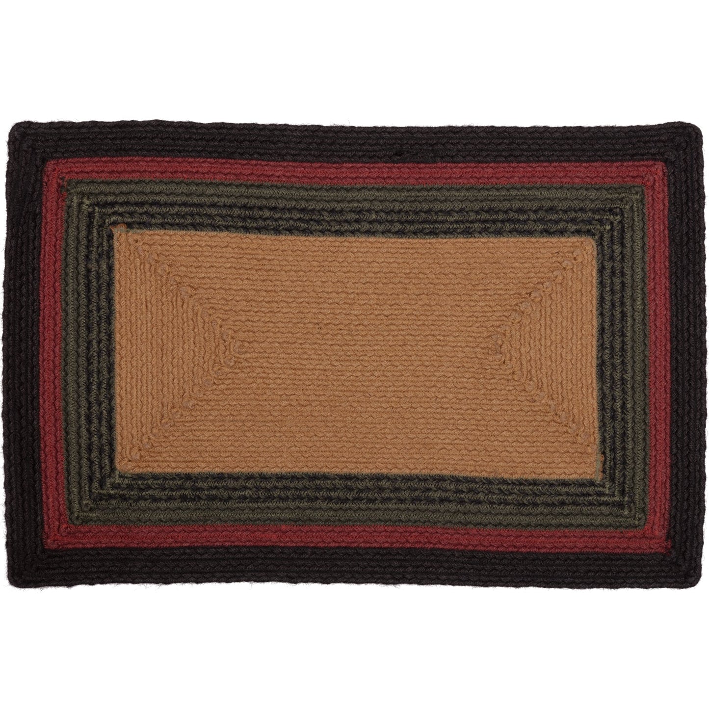 Wyatt Stenciled Bear Jute Rug Rect 20x30