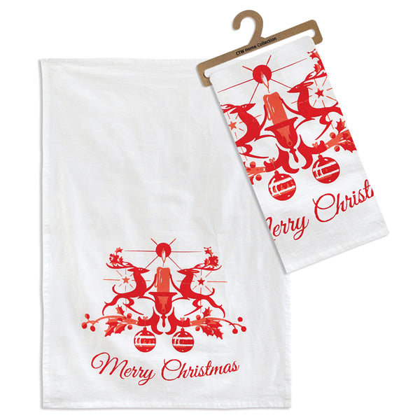 Merry Christmas Tea Towel - Min of 4