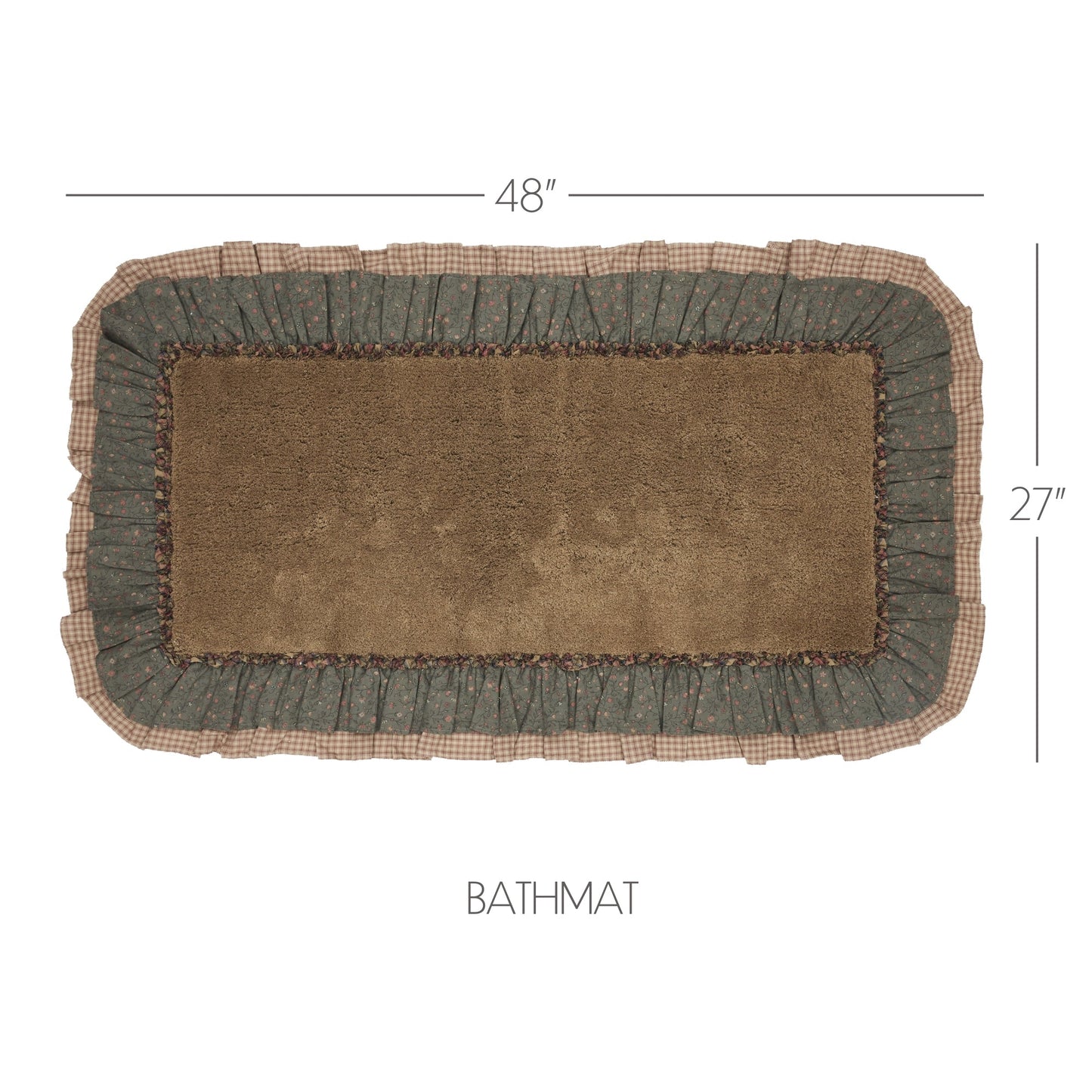 Crosswoods Bathmat 27x48