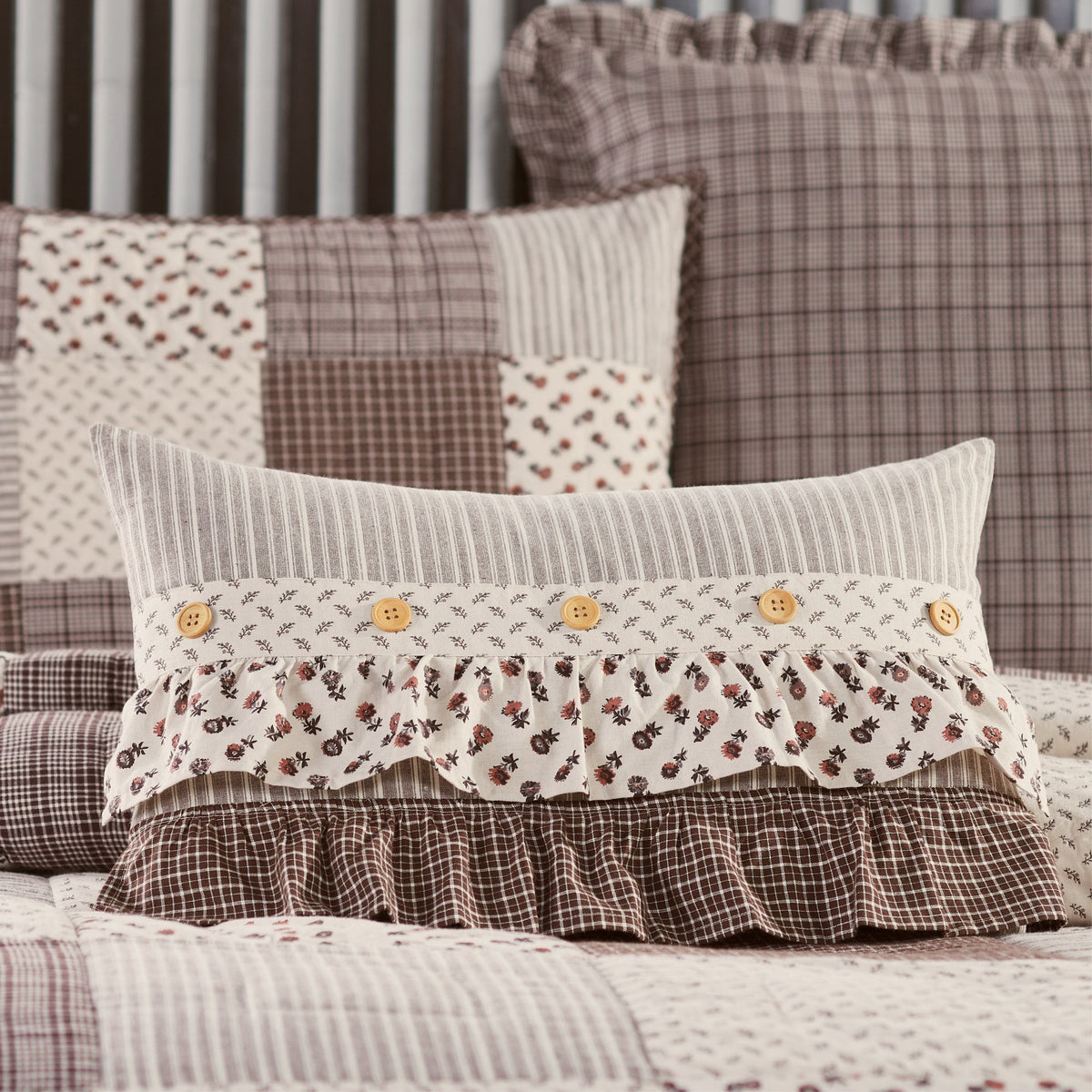 Florette Ruffled Pillow