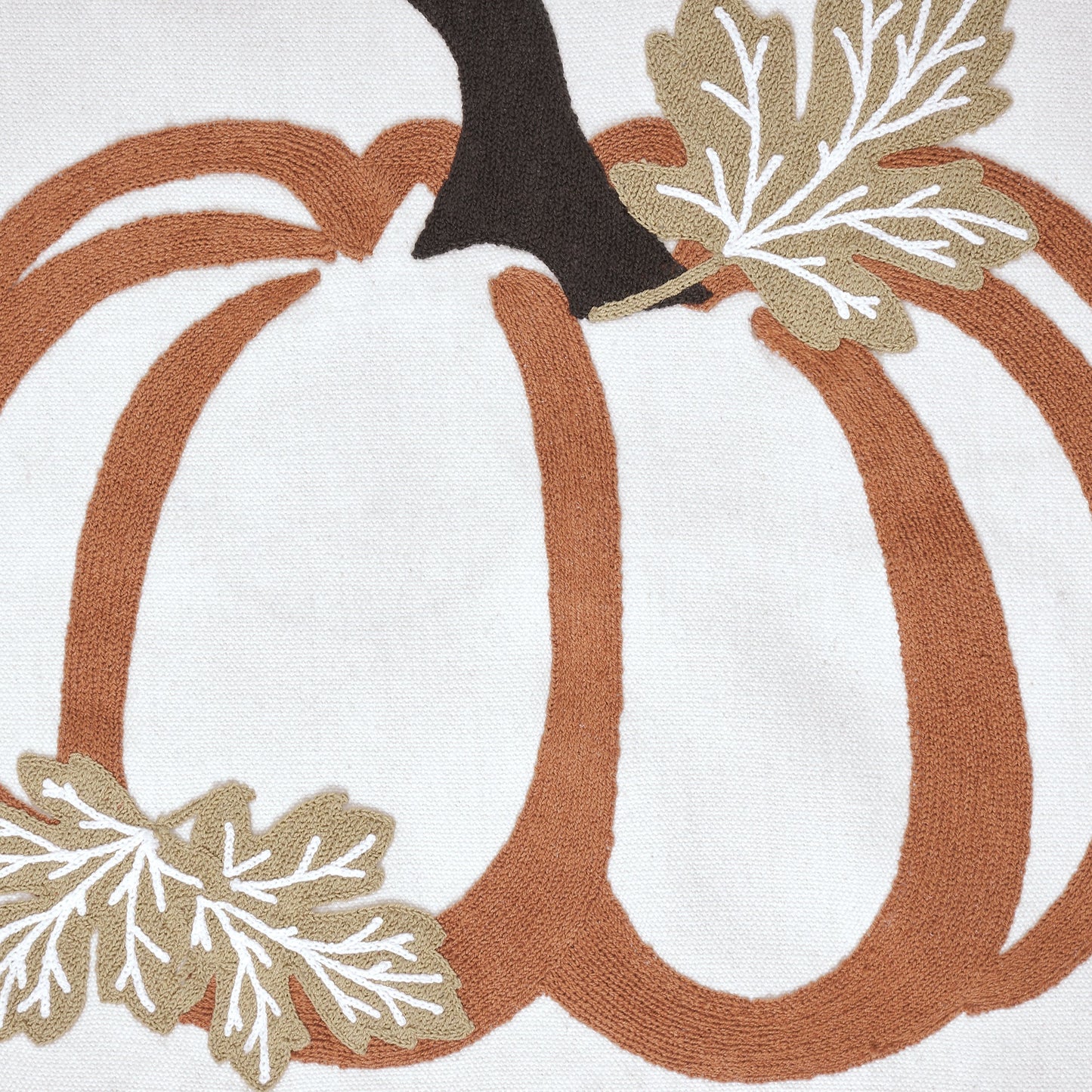 Fall Harvest Wheat Plaid Pumpkin Decorative Throw Pillow 18x18 Inch Autumn Farmhouse Seasonal Accent Pillow for Home Decor