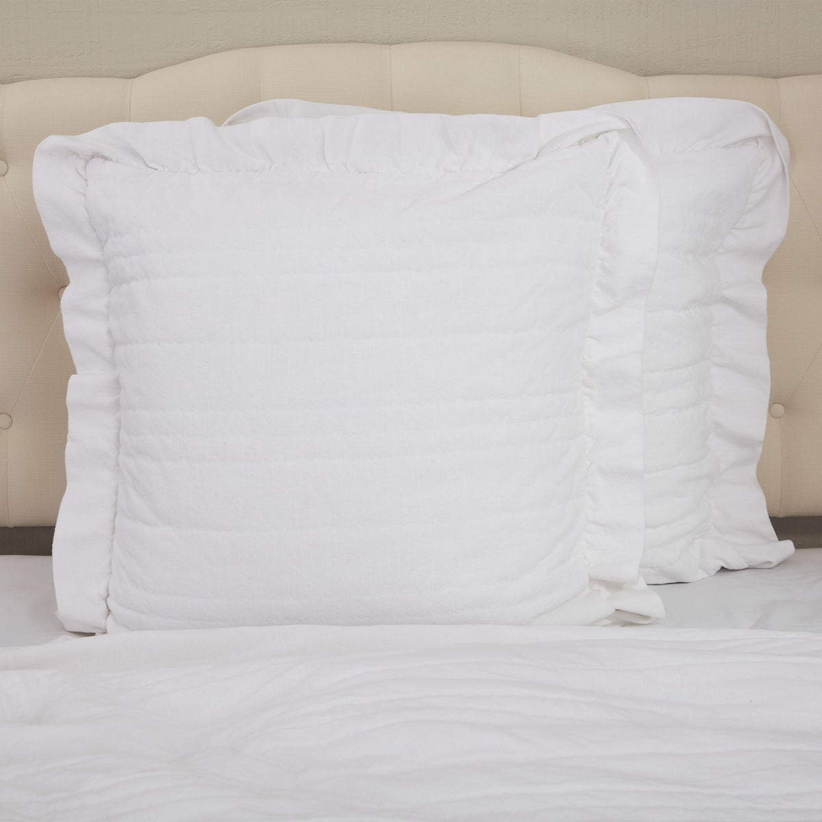 Serenity Quilted Euro Sham 26Lx26W