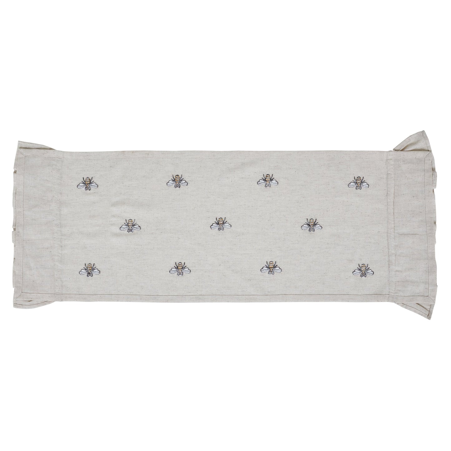 Embroidered Bee Runner 13x36