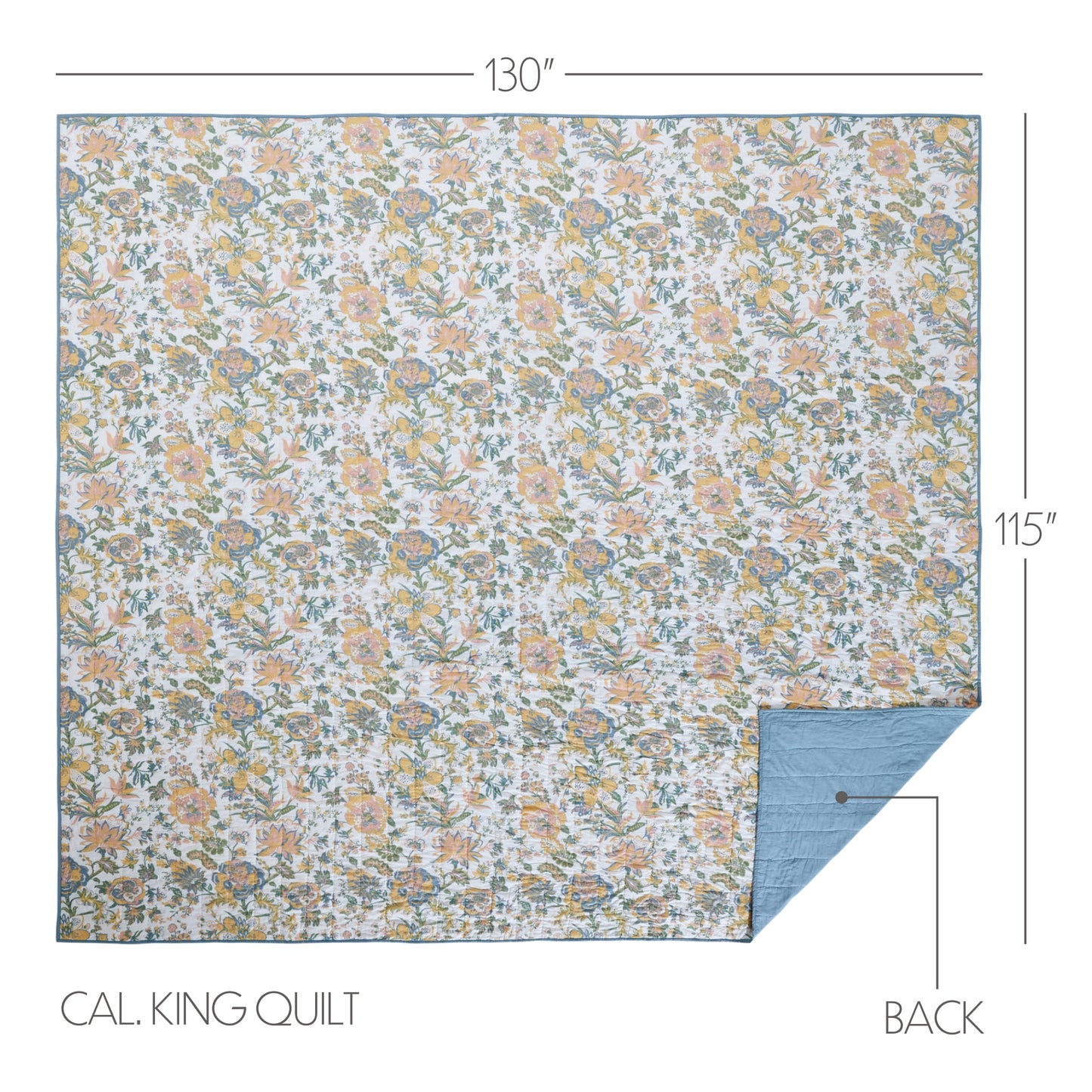 Wilder California King Quilt 130Wx115L