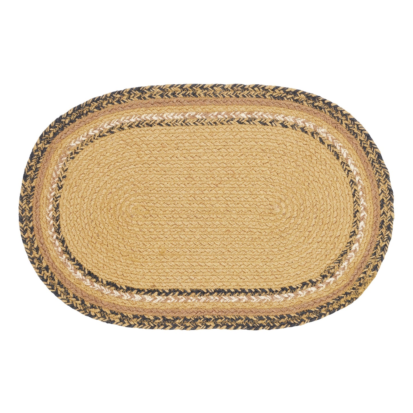 Kettle Grove Jute Placemat Stencil Stars 12x18