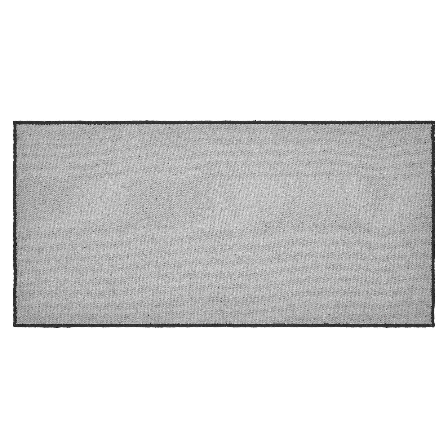 Custom House Black Tan Jacquard Polyester Bathmat 17x36