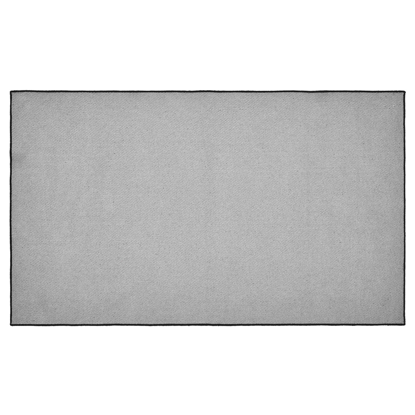 Custom House Black Tan Jacquard Polyester Rug Rect 36x60