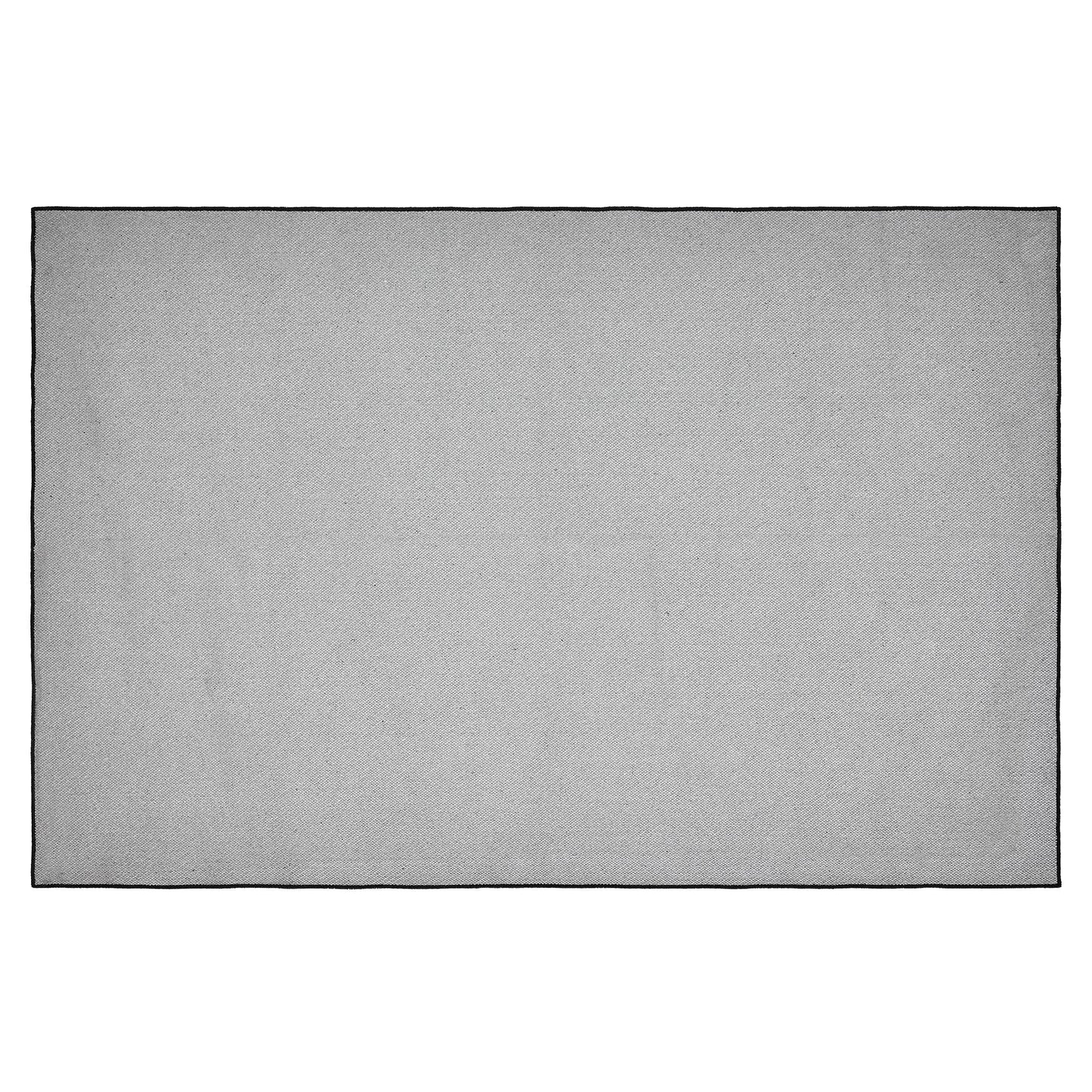 Custom House Black Tan Jacquard Polyester Rug Rect 48x72