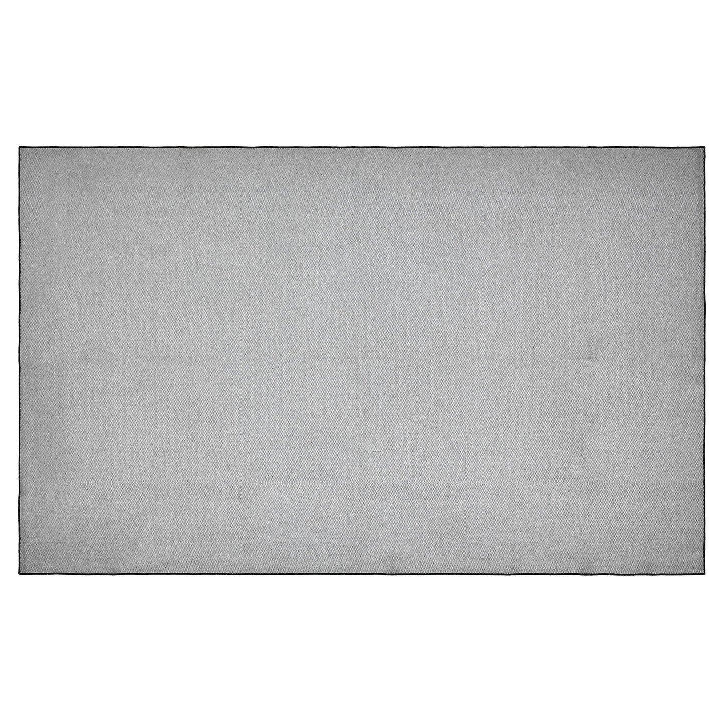 Custom House Black Tan Jacquard Polyester Rug Rect 60x96