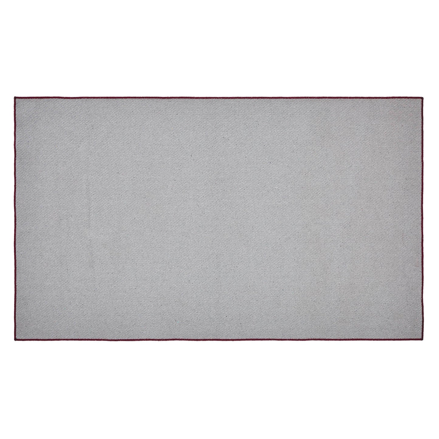 Custom House Burgundy Tan Jacquard Polyester Rug Rect 36x60