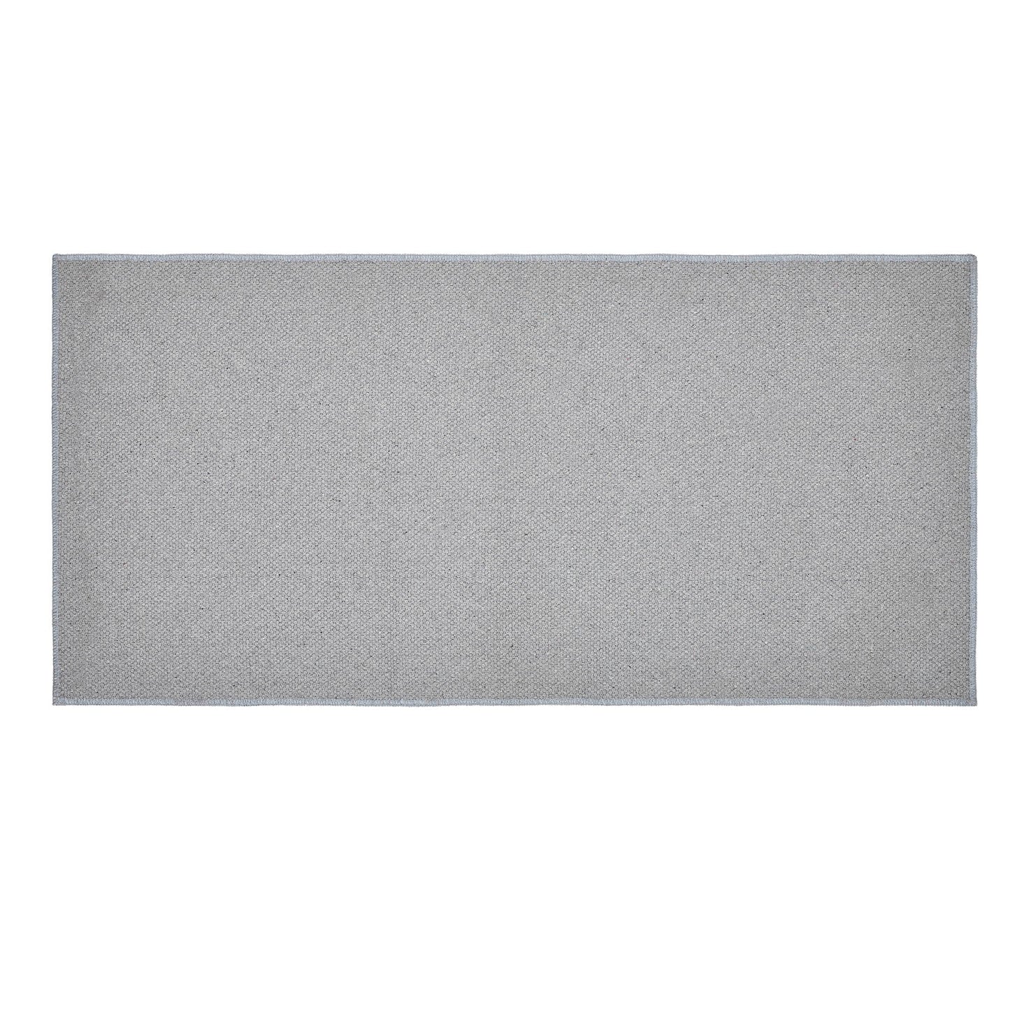 Annie Buffalo Check Blue Polyester Rug Rect 17x36