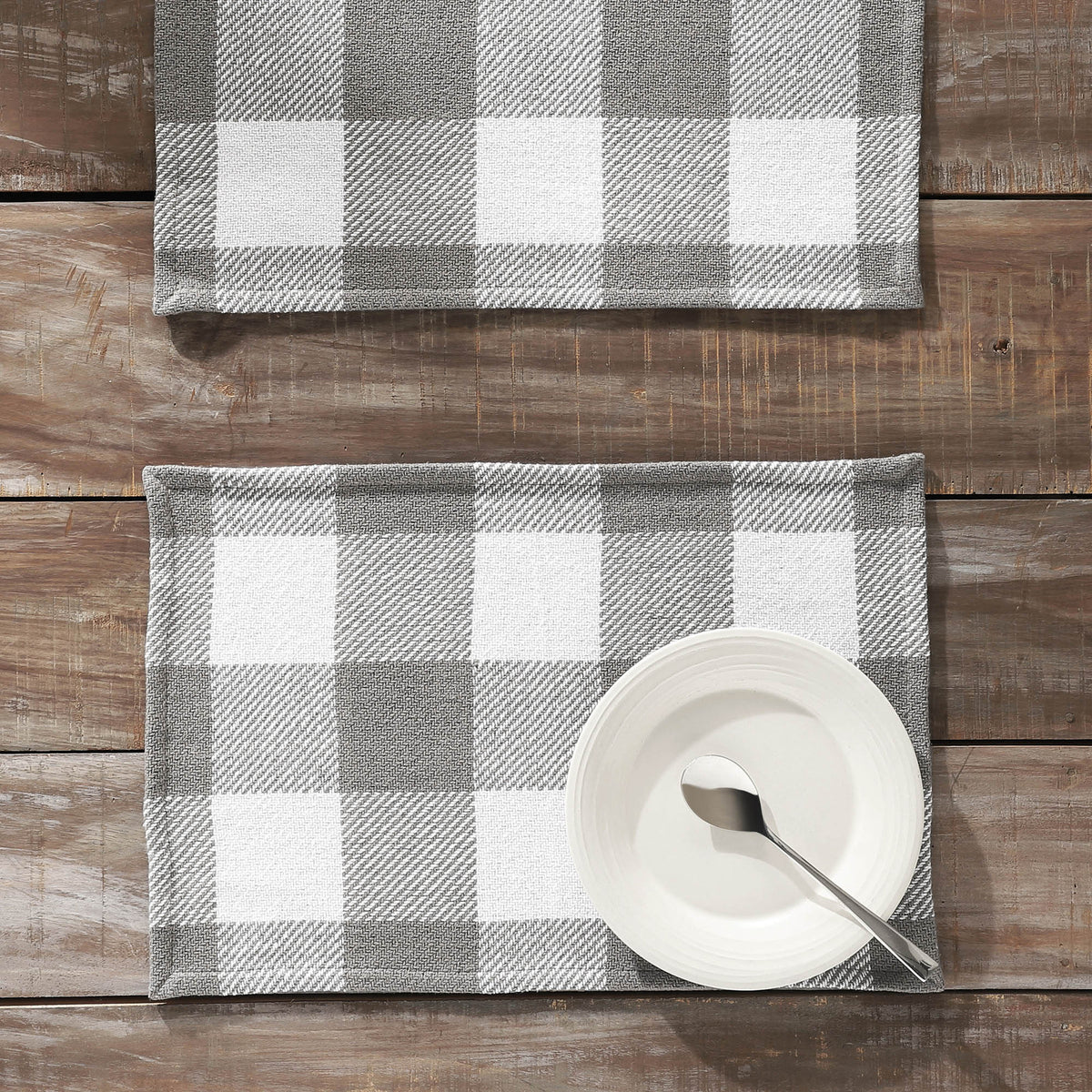 Annie Buffalo Check Grey Placemat Set of 2