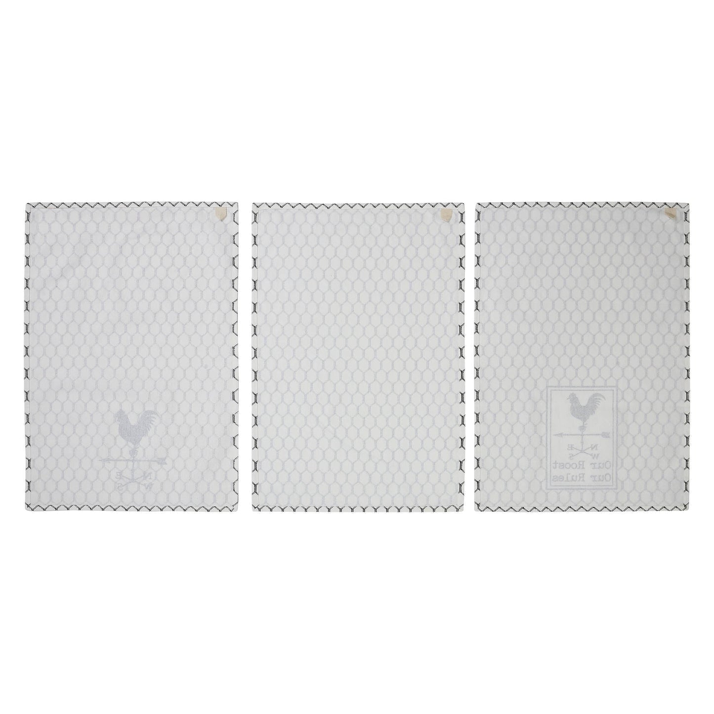 Down Home Our Roost Tea Towel Set of 3 19x28
