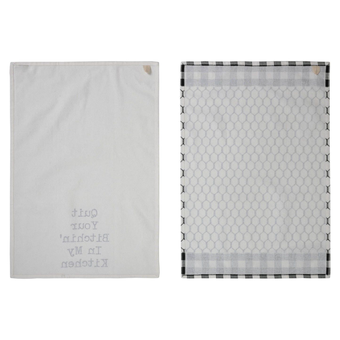 Down Home In My Kitchen Tea Towel Set of 2 19x28