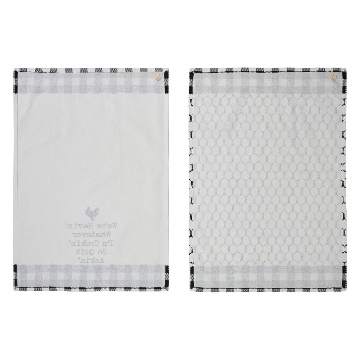 Down Home Whatever I'm Cookin Tea Towel Set of 2 19x28