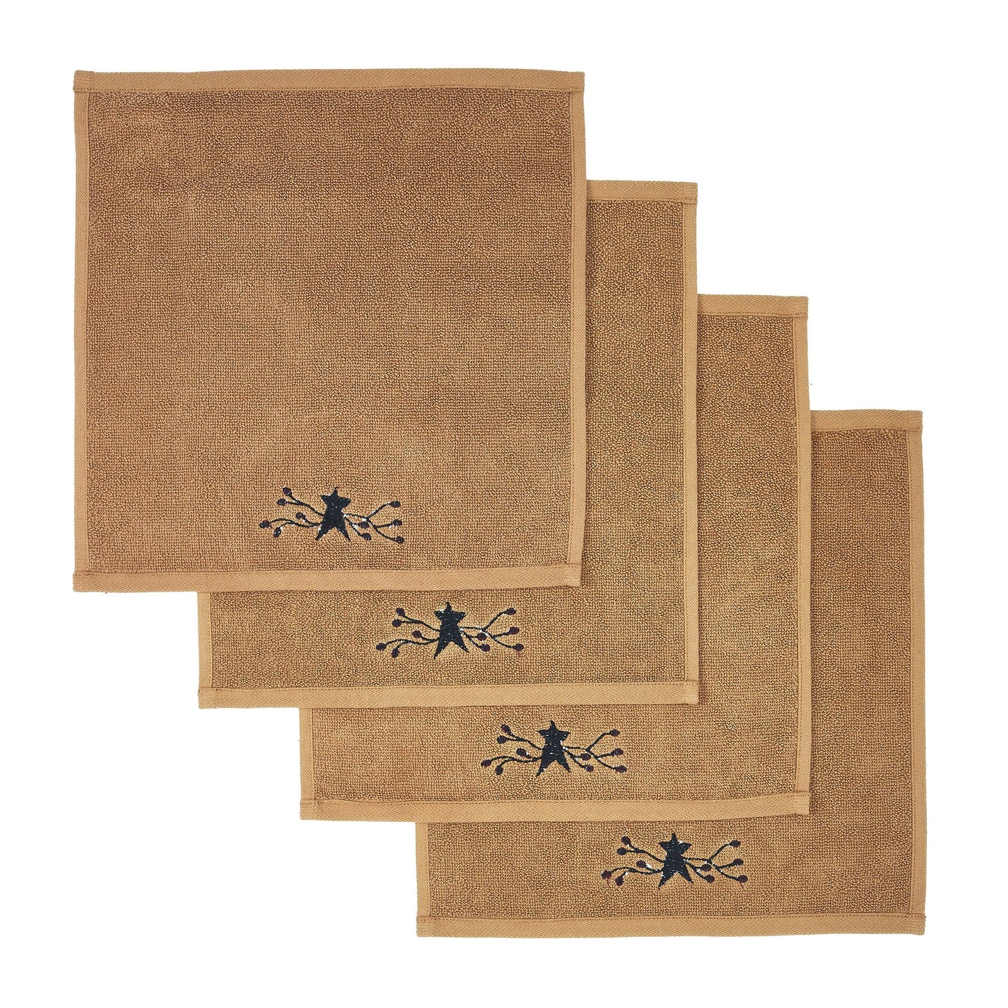 Pip Vinestar Washcloth Set of 4 12x12