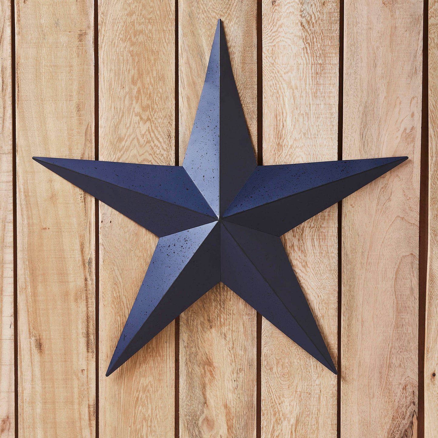 Metal Star Speckled Navy Distressed 24x24