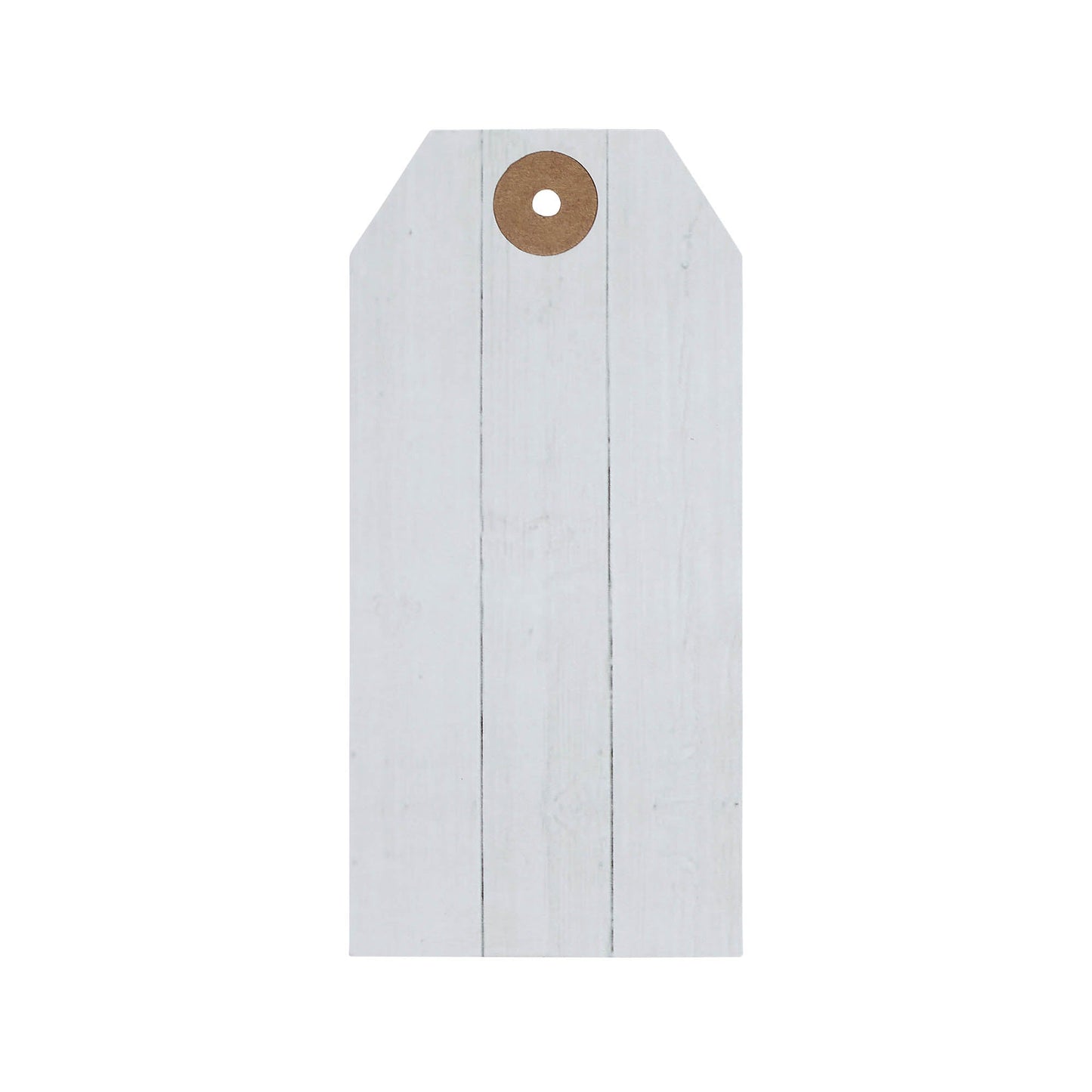 Faceted Barn Star Barnwood Paper Tag Barn Red 4.75x2.25 w/ Twine Set of 50