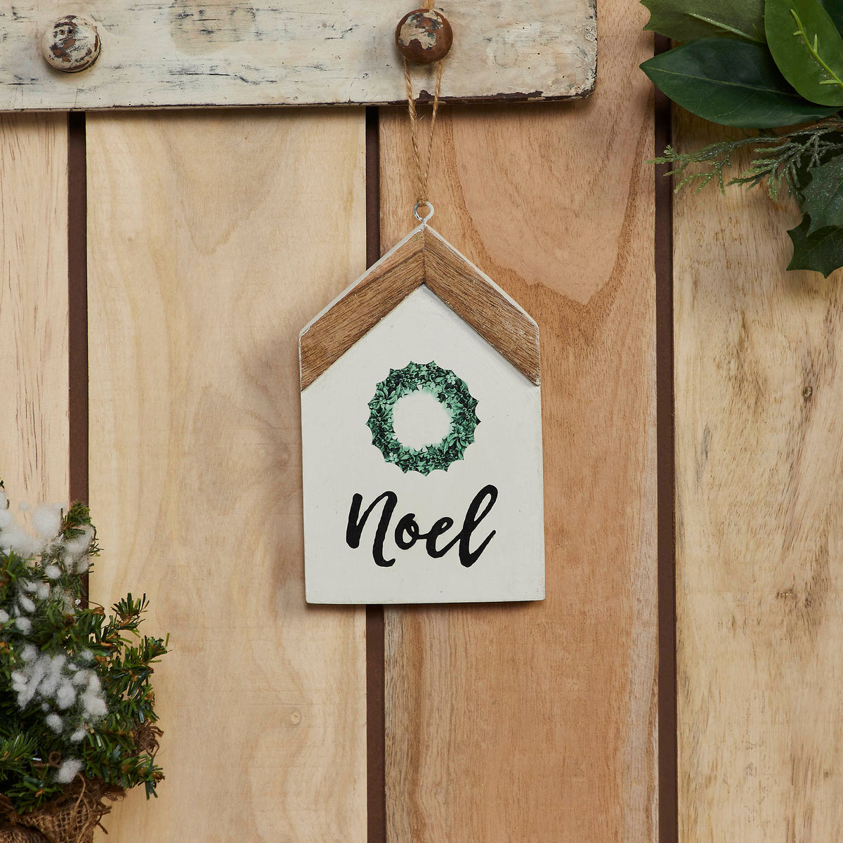 Noel Wreath Hanging Ornament