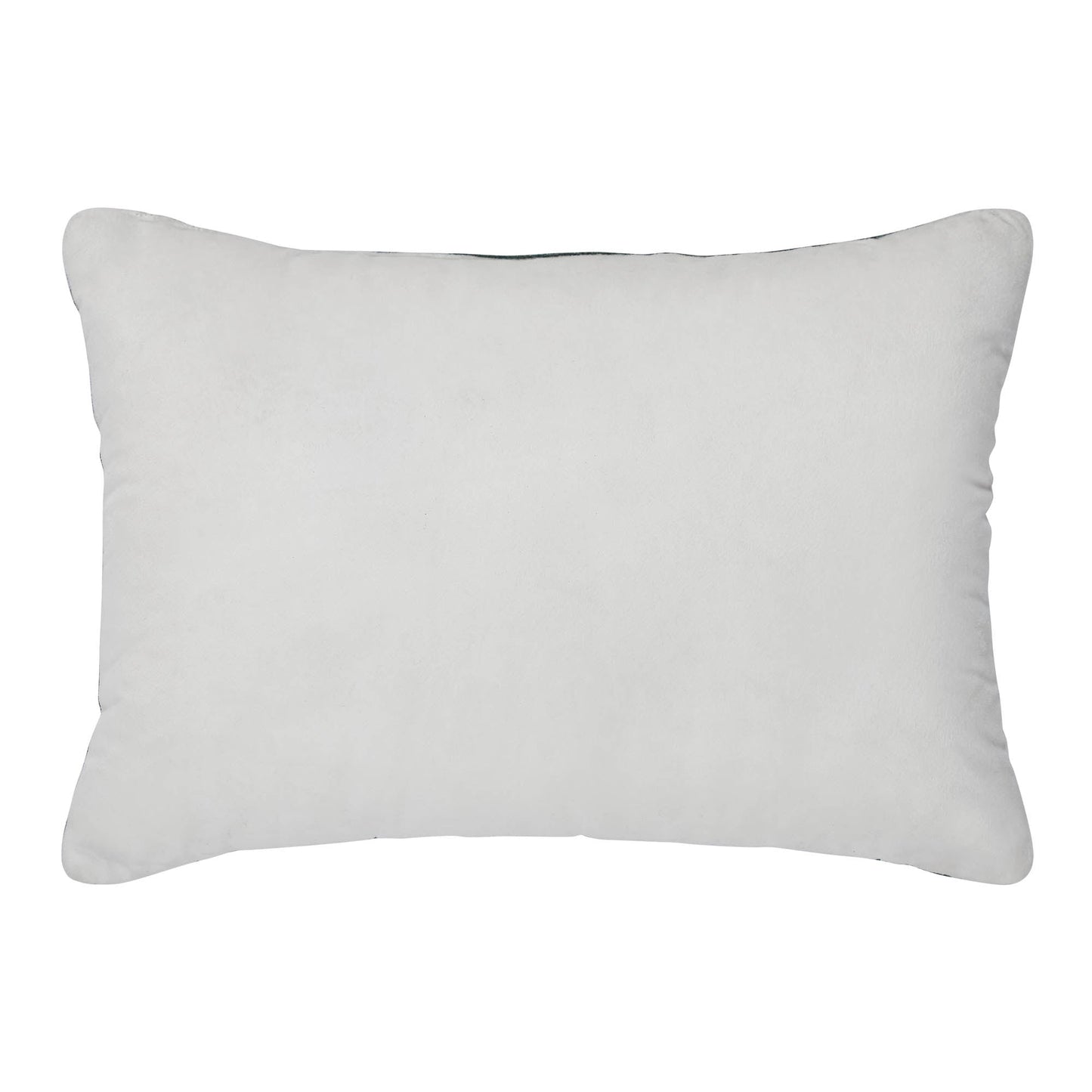 4 Christmas Trees Green Velvet Pillow 14x10