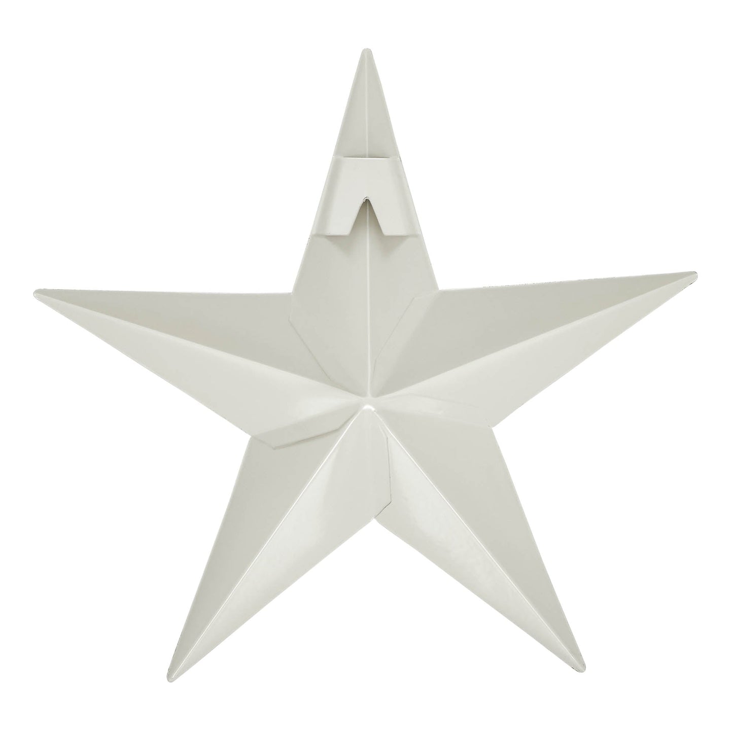 Metal Star Creme Distressed 8x8