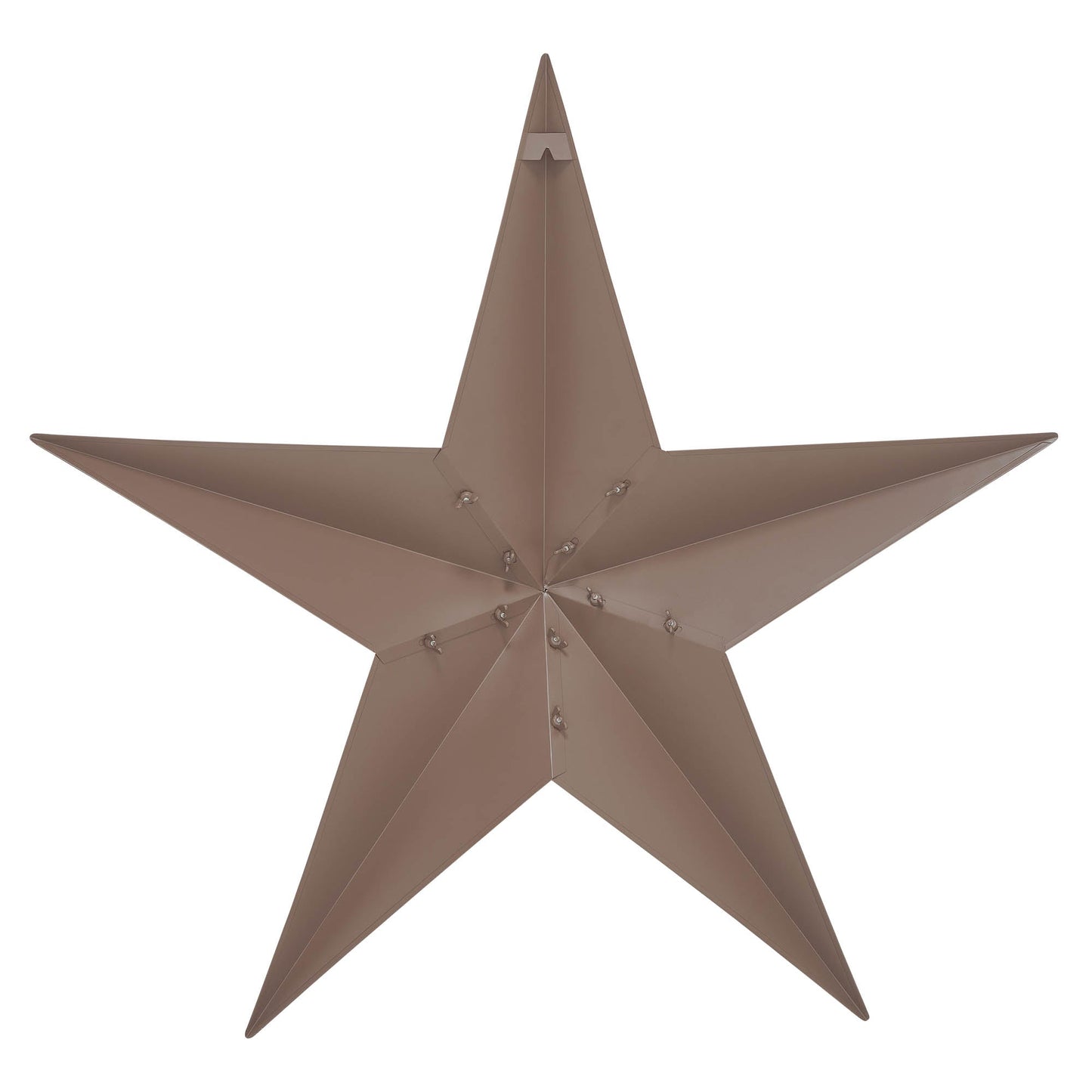 Metal Star Rust Brown Distressed 36x36