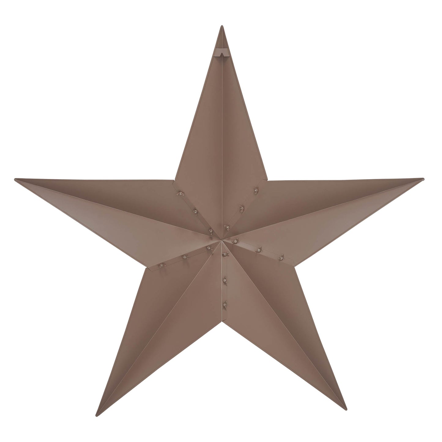 Metal Star Rust Brown Distressed 48x48