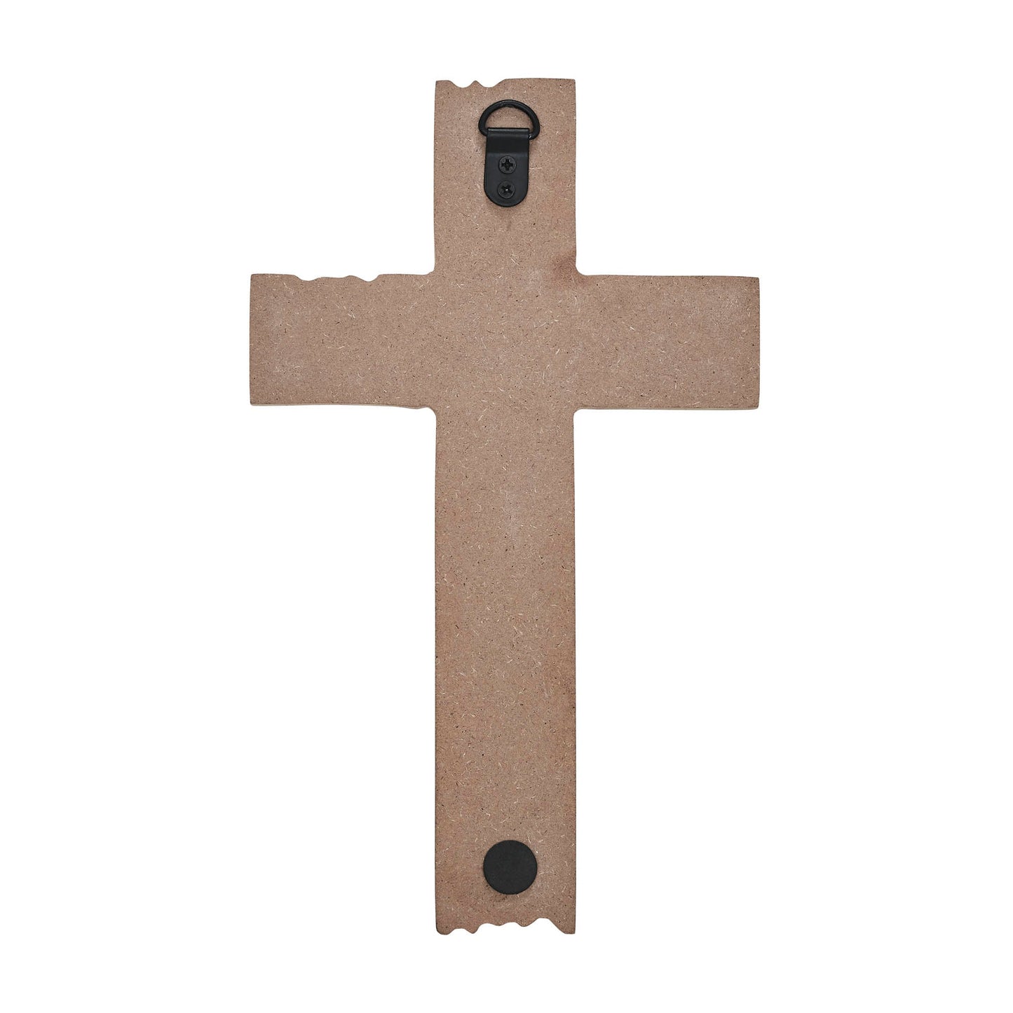 American Flag On Distressed Cross MDF Wall Sign 10x6