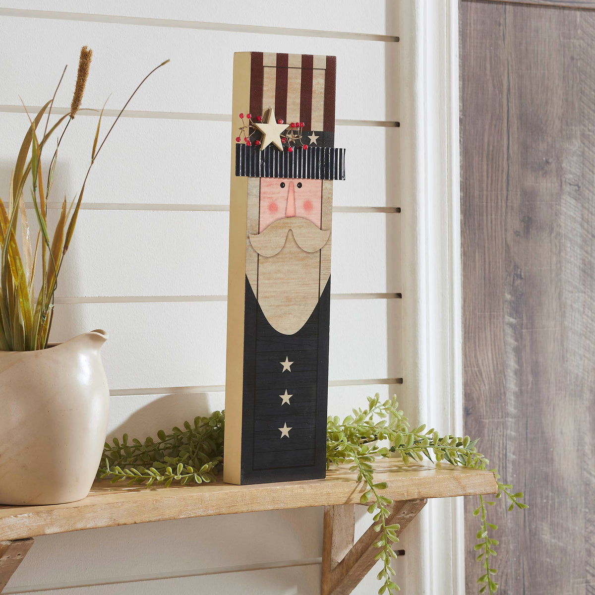 Uncle Sam MDF Block Sign