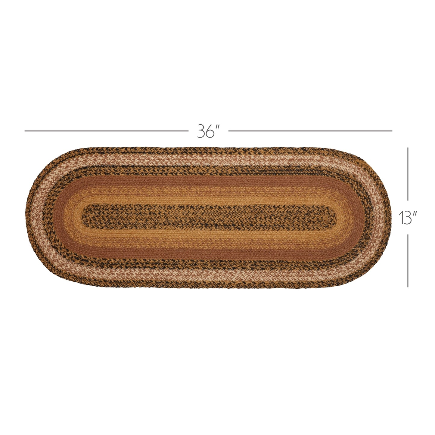 Kettle Grove Jute Runner 13x36