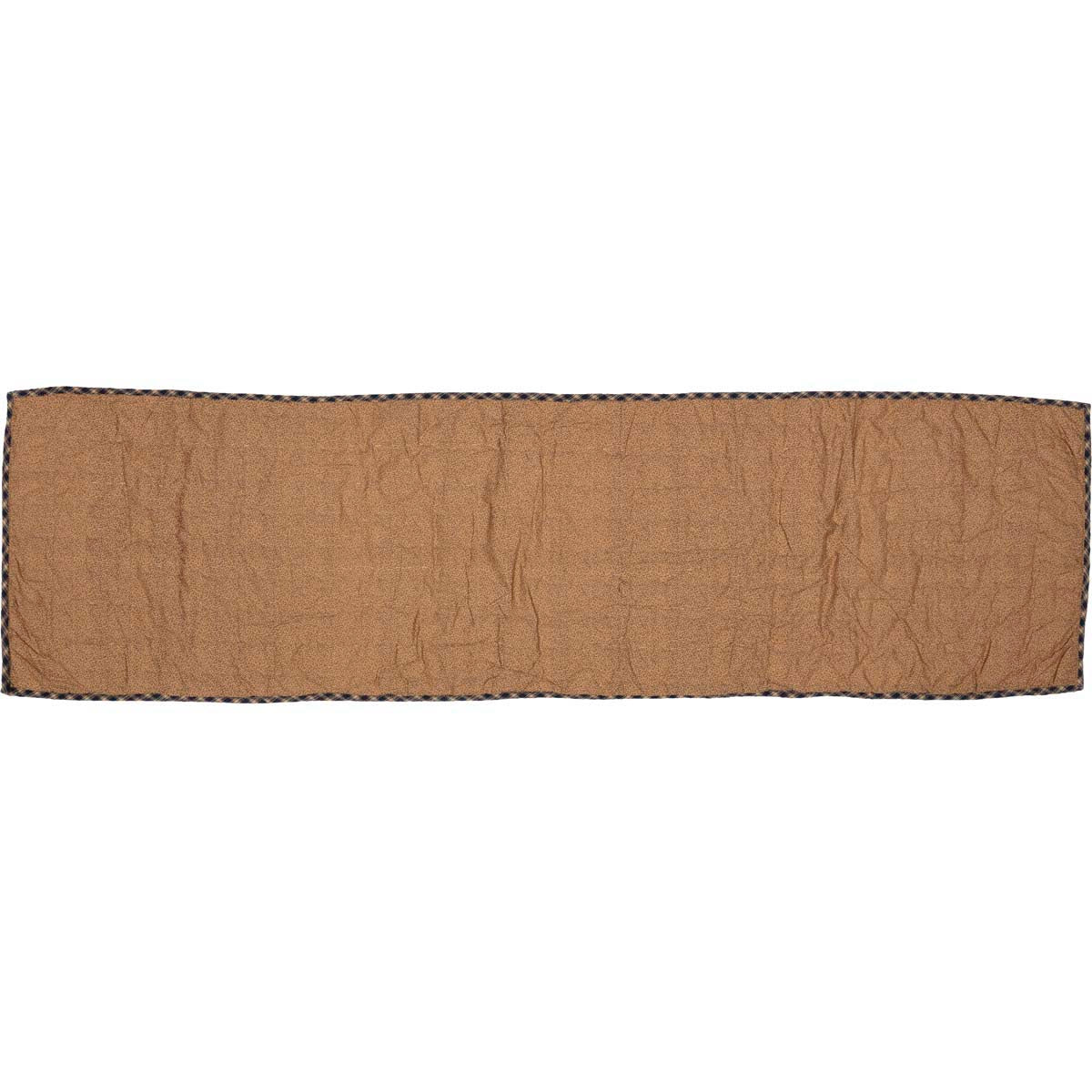 Millsboro Runner Log Cabin Block Quilted 13x48