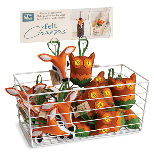 Nature Felt Charm 2 Dz Asst Display