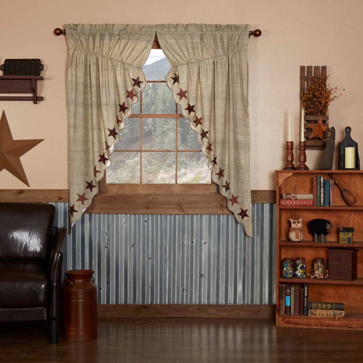 Abilene Star Prairie Short Panel Set of 2