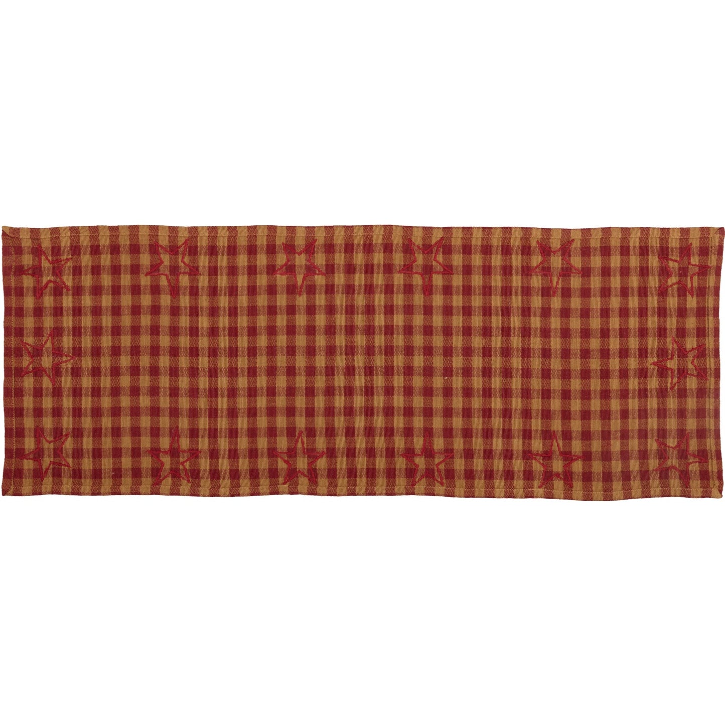 Burgundy Star Runner Woven 13x36