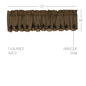 Black Star Scalloped Valance 16x72