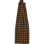 Black Star Button Loop Tea Towel