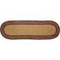 Potomac Jute Stair Tread Stencil Stars Oval Latex 8.5x27