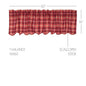 Braxton Scalloped Valance 16x60